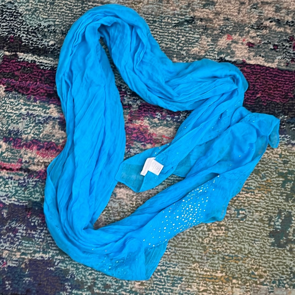 New York & Company wrap light blue with sequins